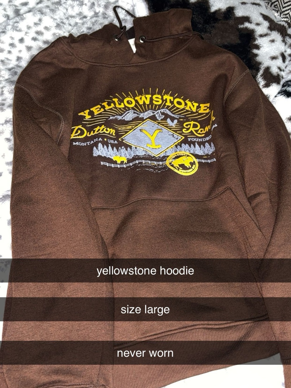 Men's Brown Pullover Hoodie